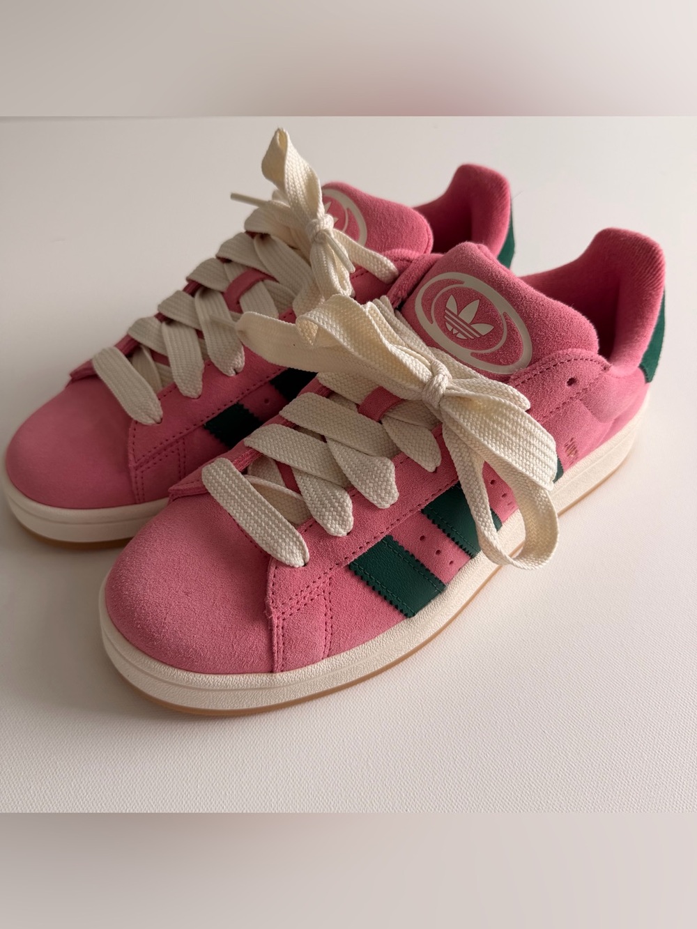 Adidas Campus 00s Rose Tone Pink Collegiate Green Shoes Women’s Size 10 NWOT